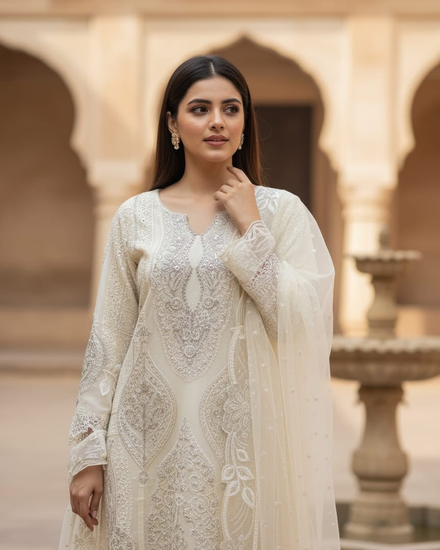 Chiffon Luxury Pret Wedding Wear