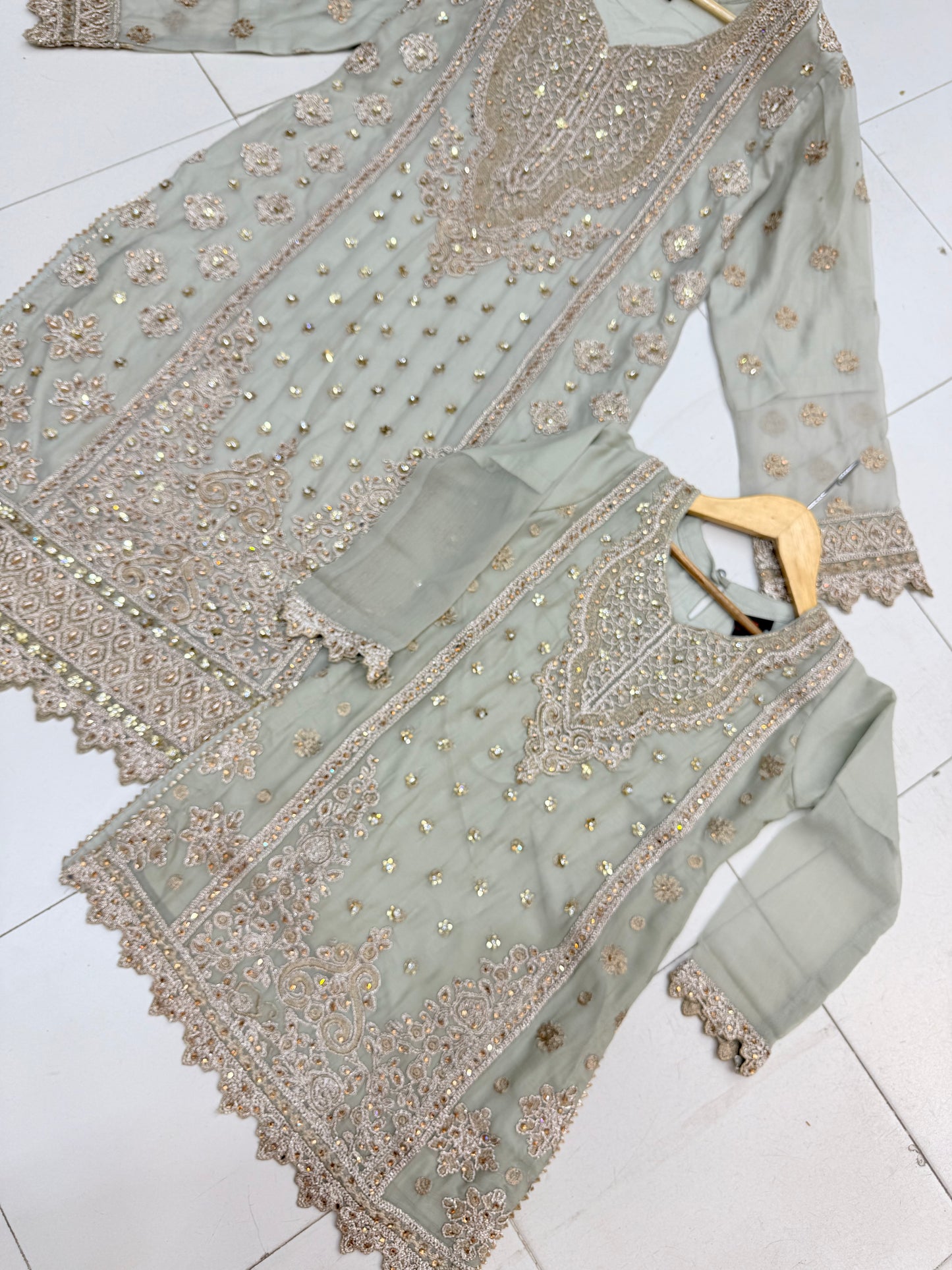 CHIFFON FABRIC Beautiful Mother & Daughter Collection 2025