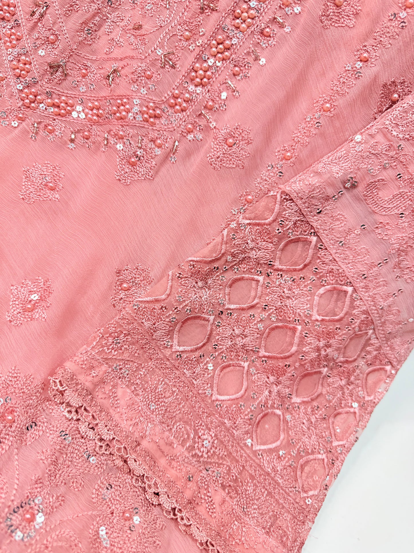 Chiffon Shirt With Chiffon Dupatta.