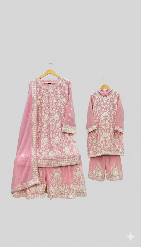 Chiffon Mother & Daughter Dress