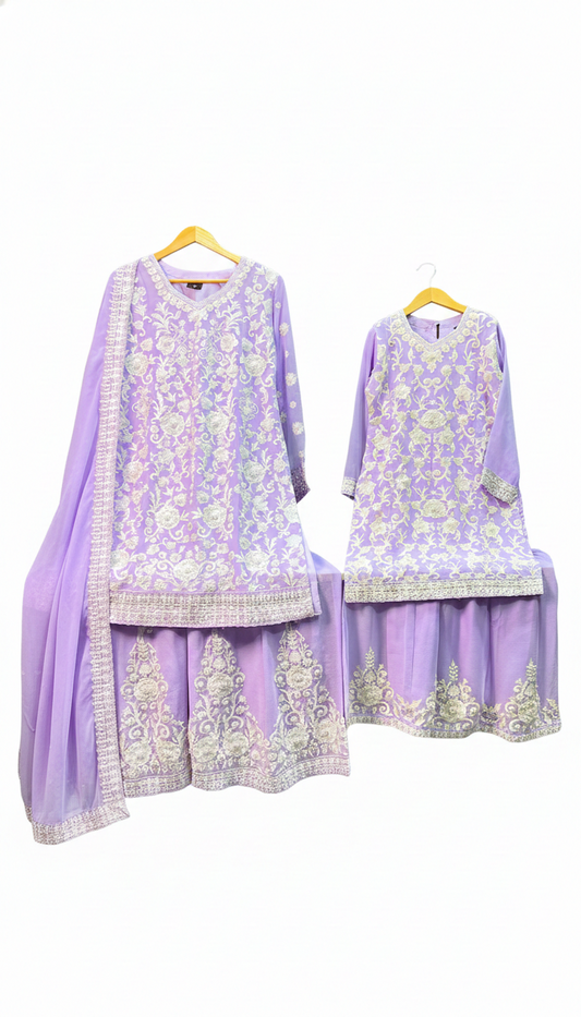 Chiffon Mother & Daughter Dress