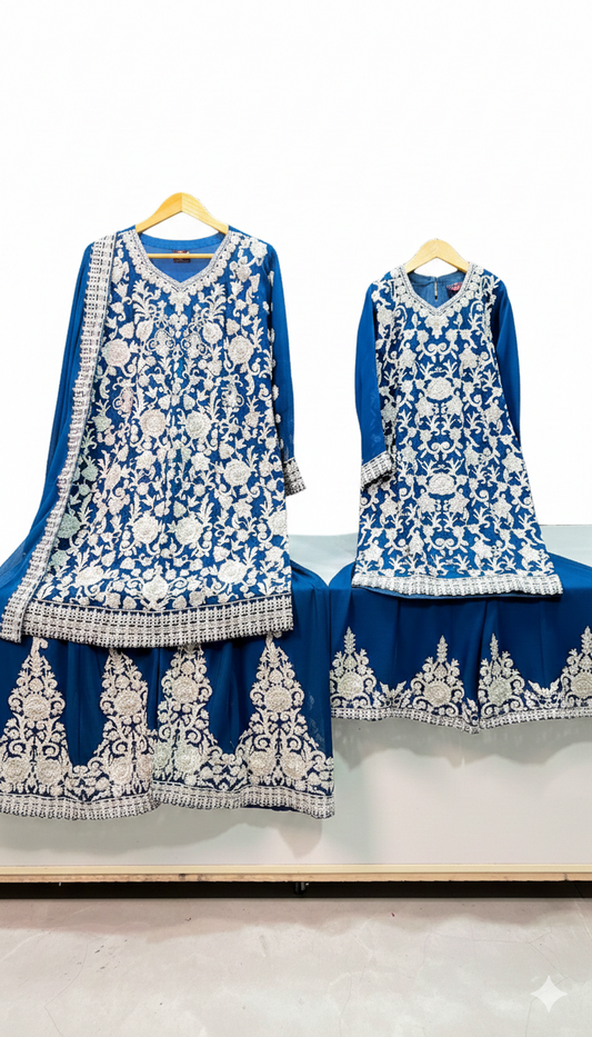 Chiffon Mother & Daughter Dress