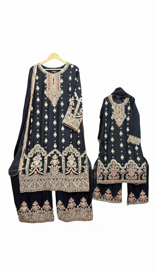 Chiffon Mother & Daughter Dress