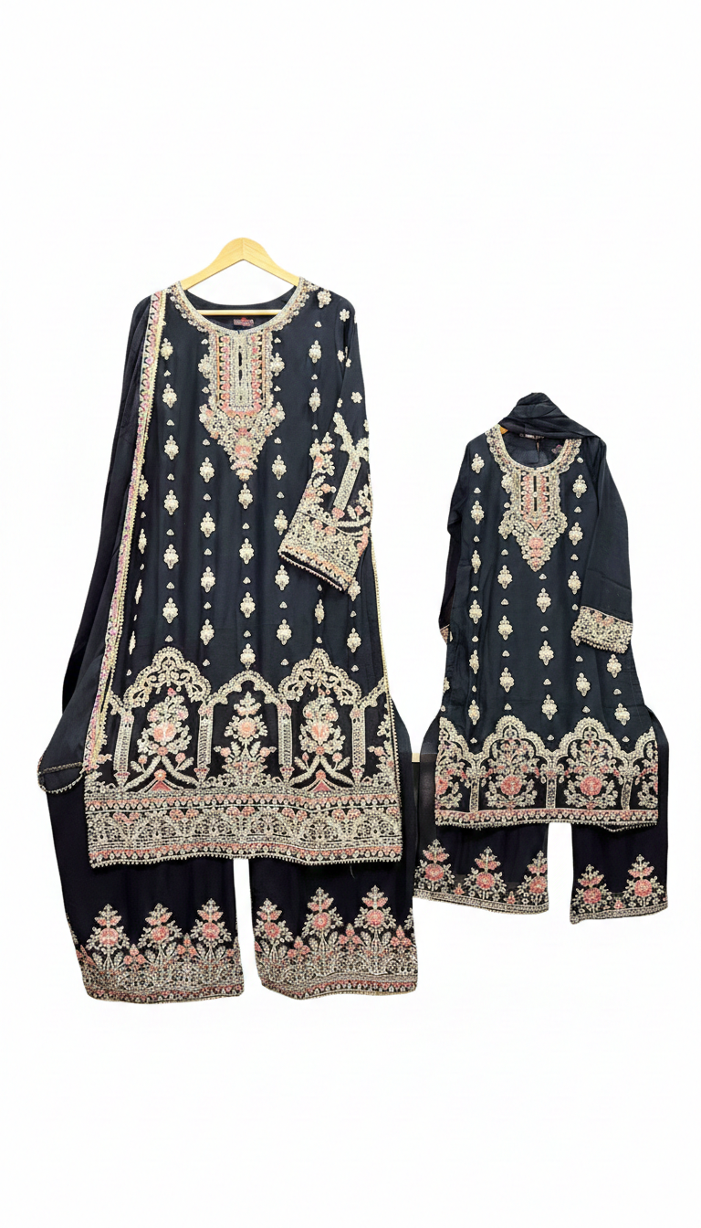 Chiffon Mother & Daughter Dress