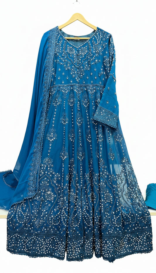 Chiffon Maxi with Chiffon Dupatta