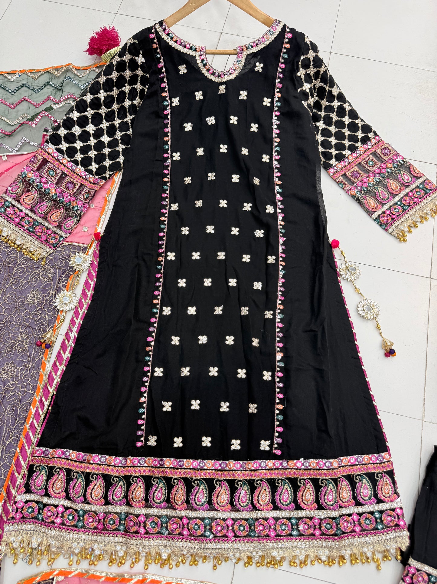 CHIFFON FABRIC Long Shirt Dress Collection 2025