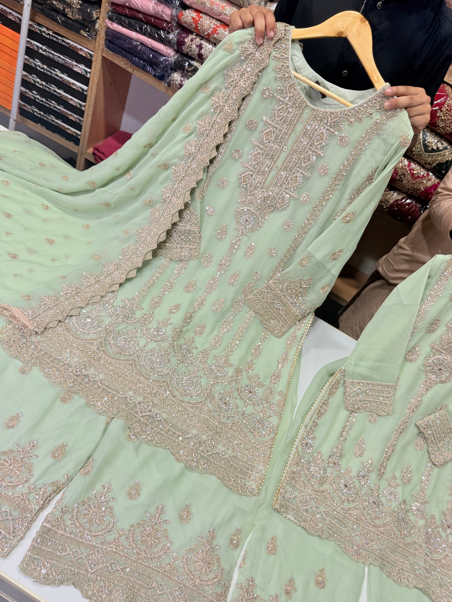 Mother Daughter Wedding Collection On Chiffon
