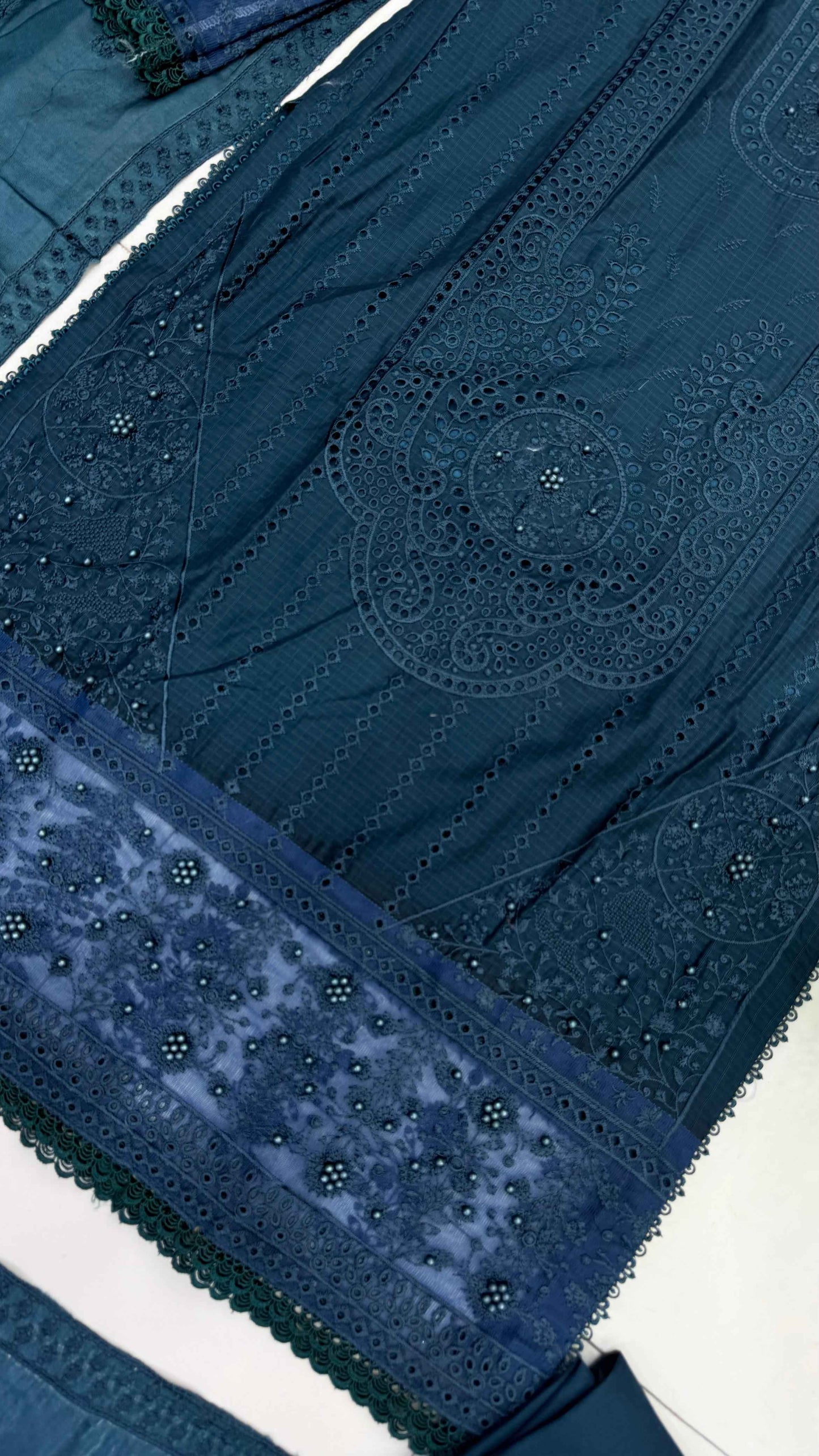 COTTON FABRIC With Embroidered Dupatta & Shirt Dress 2025