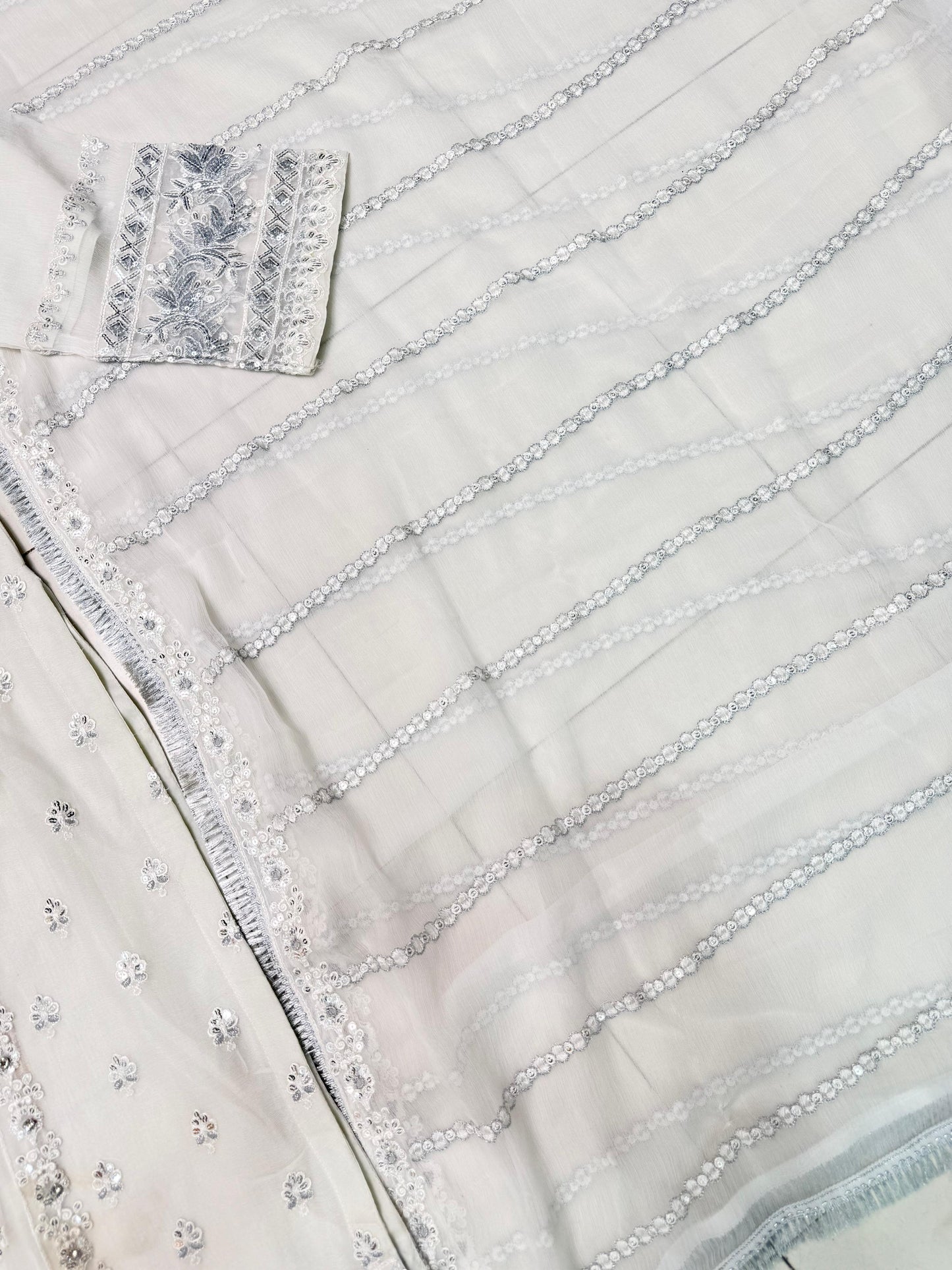 CHIFFON FABRIC Beautiful Embroidered Shirt With Dupatta 2025