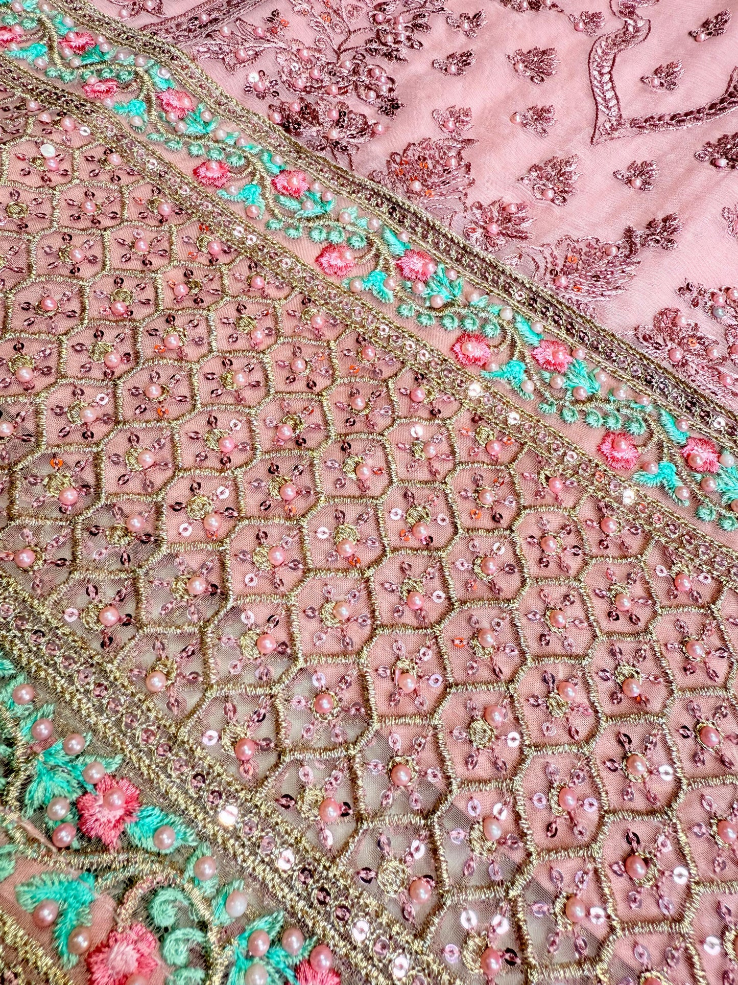 CHIFFON FABRIC Embroidered Shirt With Embroidered Dupatta Collection 2025