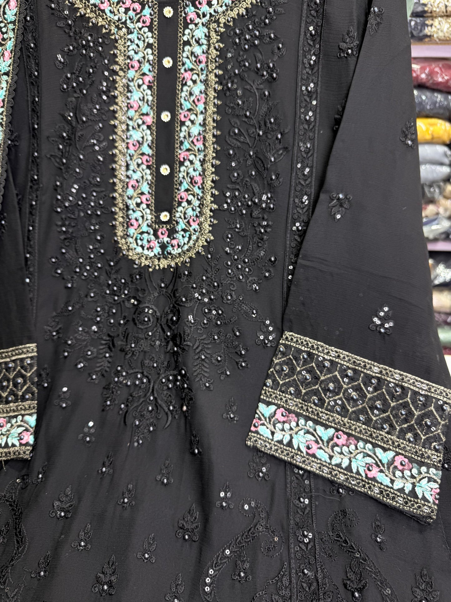 CHIFFON FABRIC Embroidered Shirt With Embroidered Dupatta Collection 2025