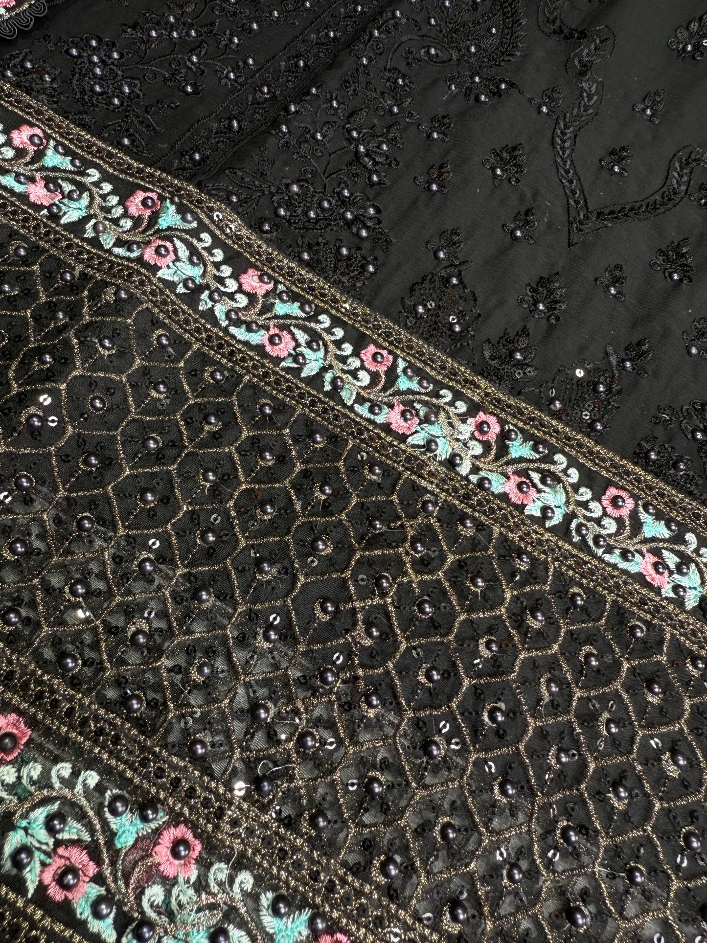 CHIFFON FABRIC Embroidered Shirt With Embroidered Dupatta Collection 2025