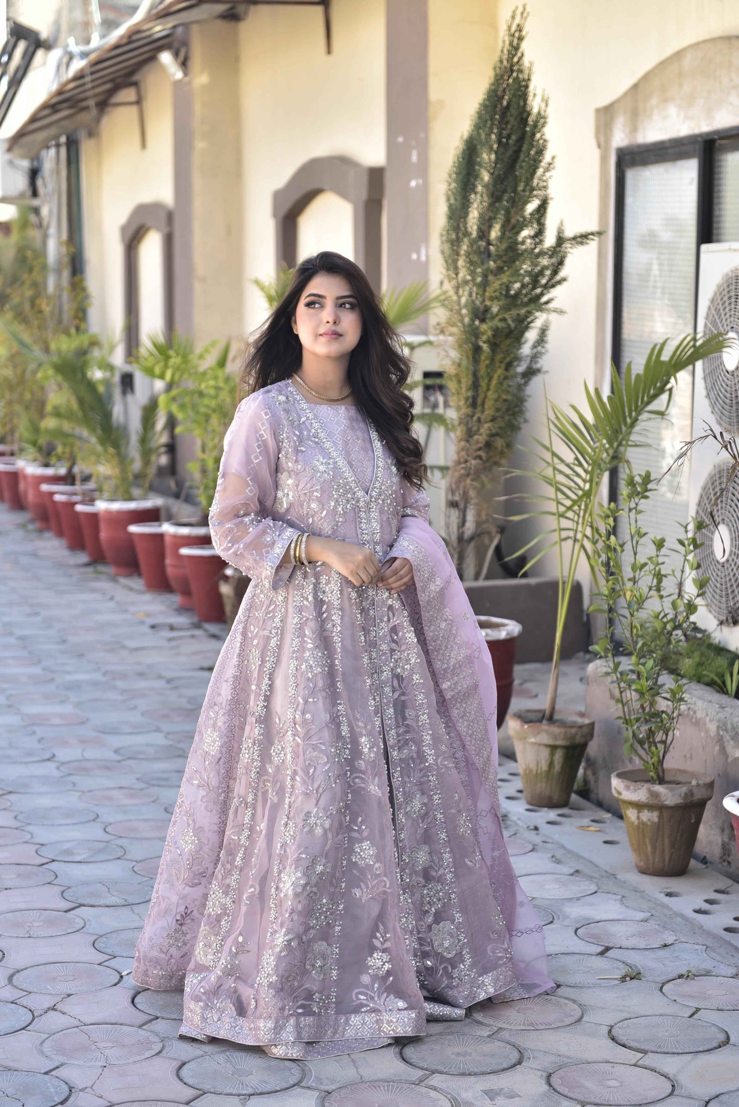 Long Maxi Dress For Wedding Barat/Waleema