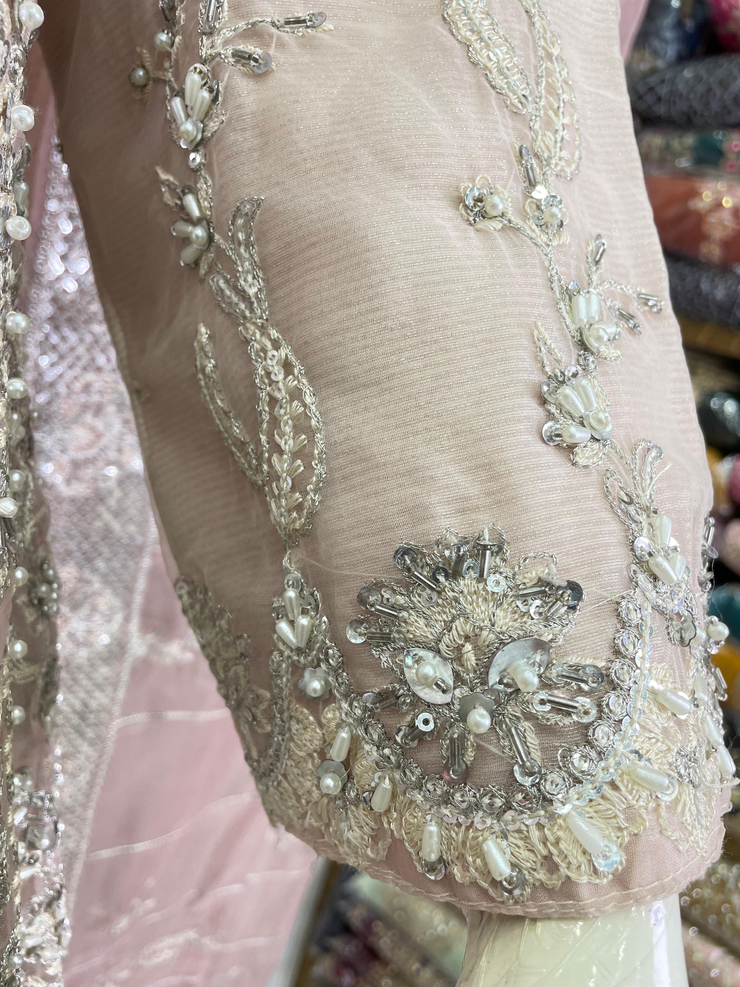 ORGANZA FABRIC 3-PCS Beautiful Heavy Embroided Maxi Dress 2025