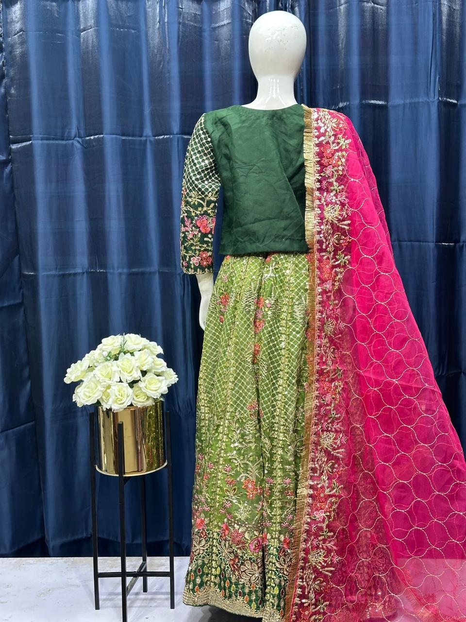 Zewar-e-Ishq FG 152 Green Mehndi