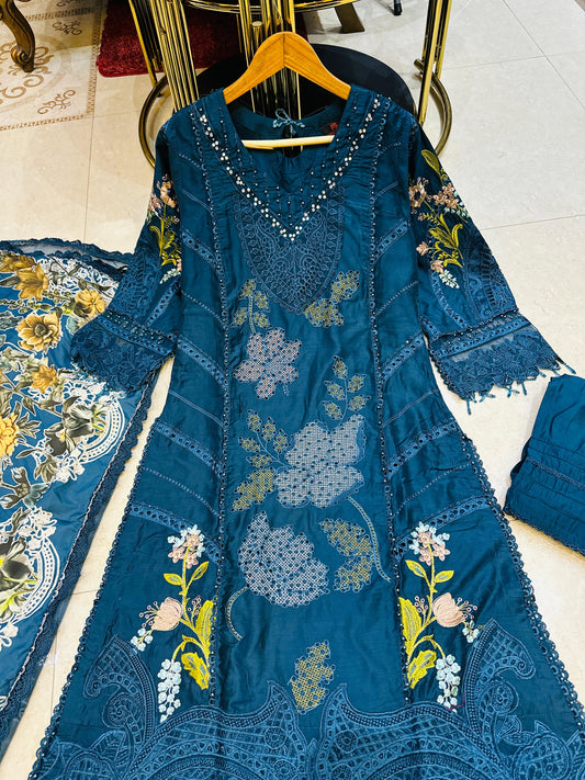 SG1478 Chikan kari Viscose Zinc