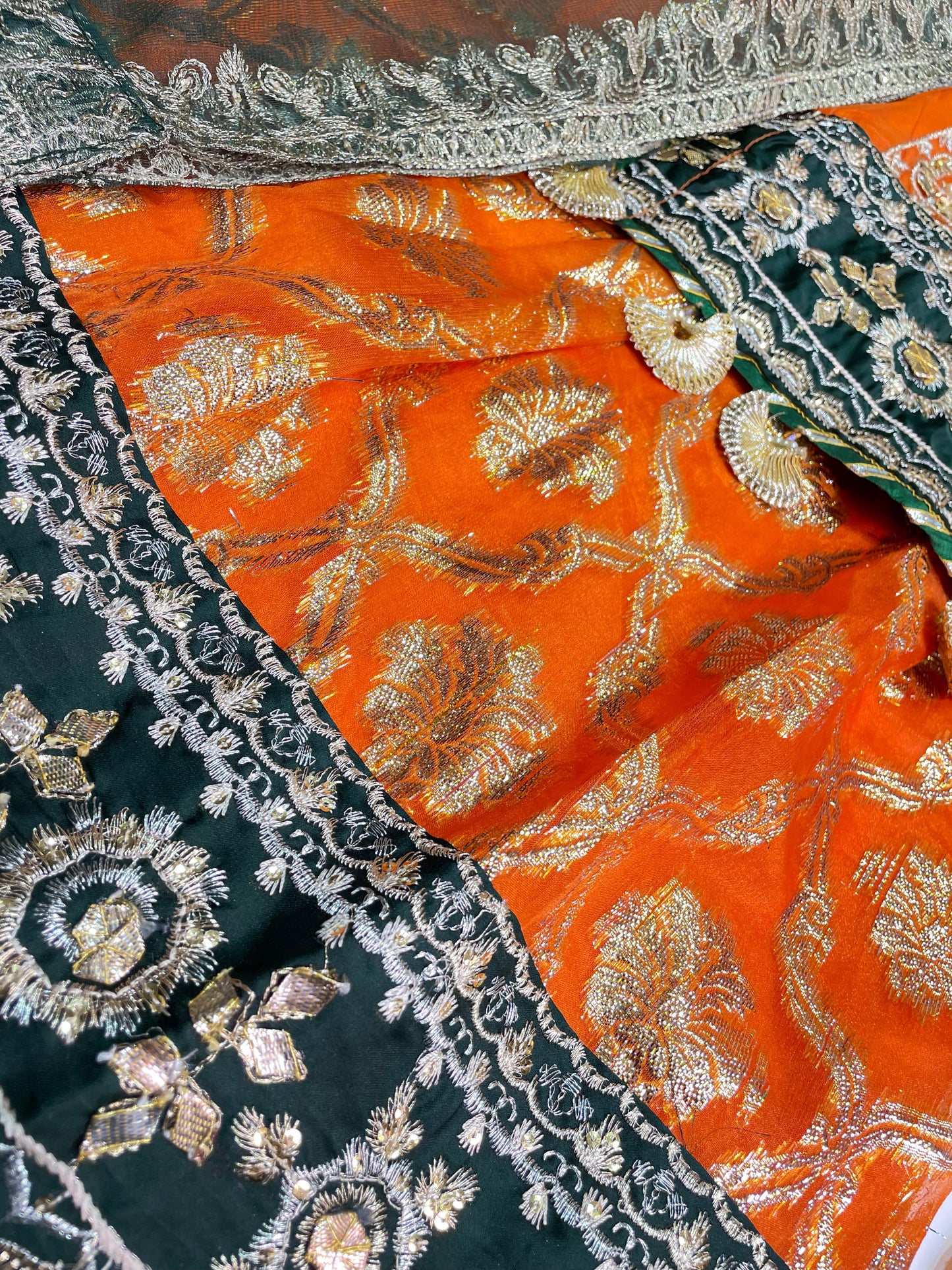 ORGANZA FABRIC 3-PCS Beautiful Embroided Dress