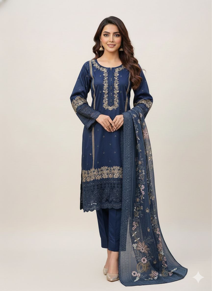 Khaddi Blue