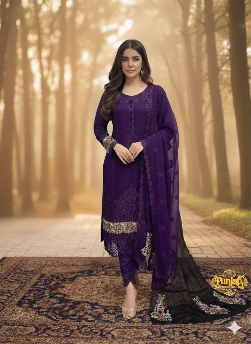 SG001 Chiffon Purple