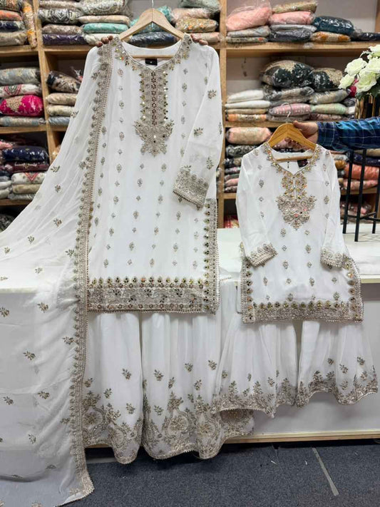 Chiffon Mother & Daughter Dress