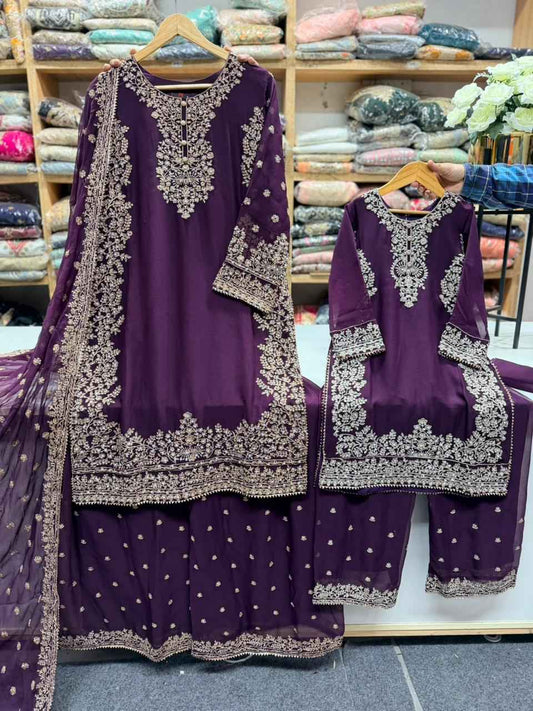 Chiffon Mother & Daughter Dress