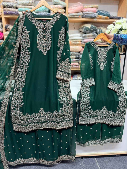 Chiffon Mother & Daughter Dress