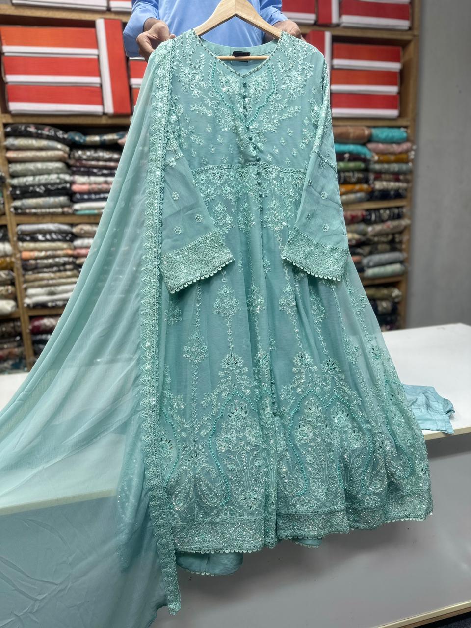 SG1497 Frock Chiffon Mint
