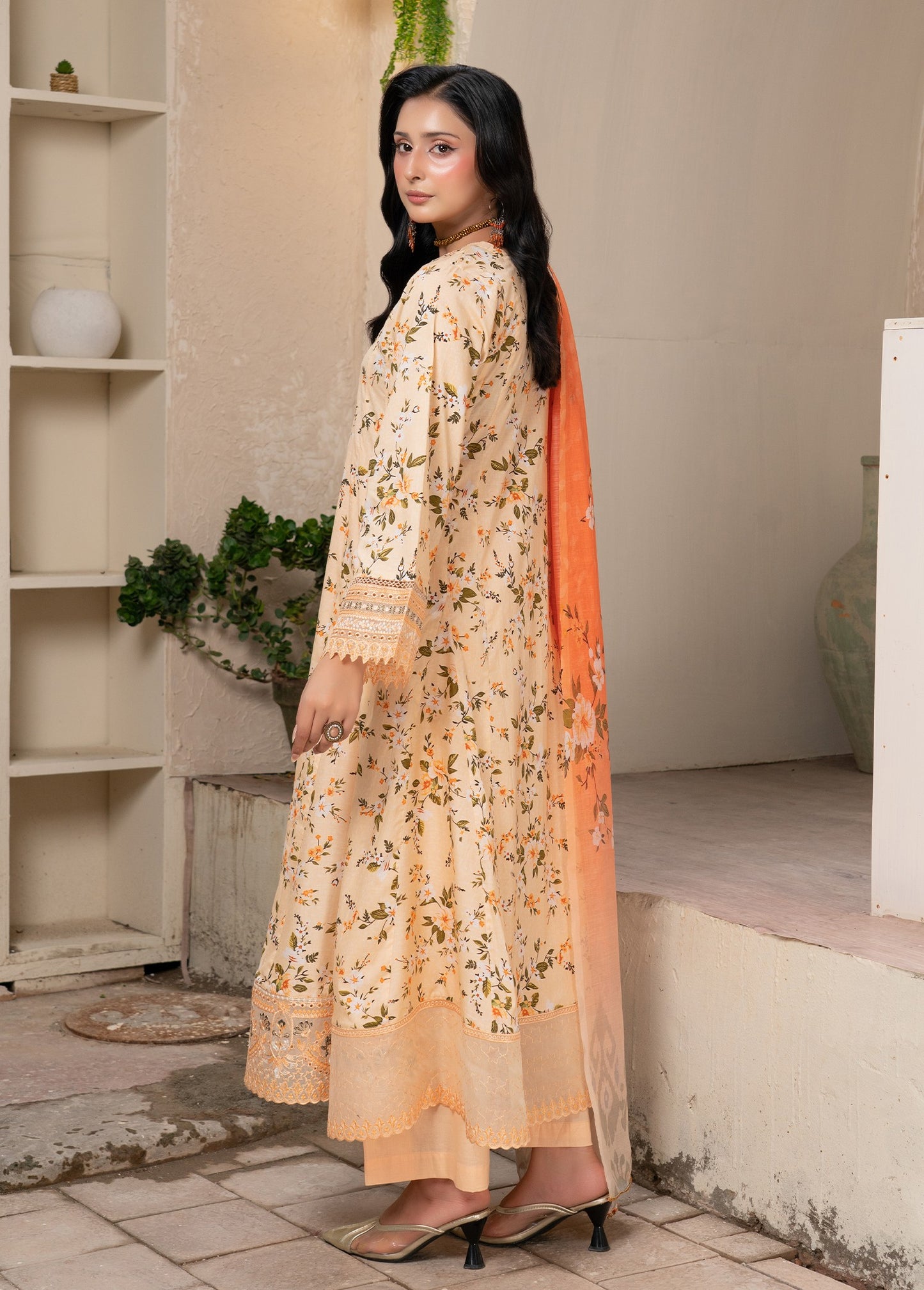 PB6455 Lawn Frock