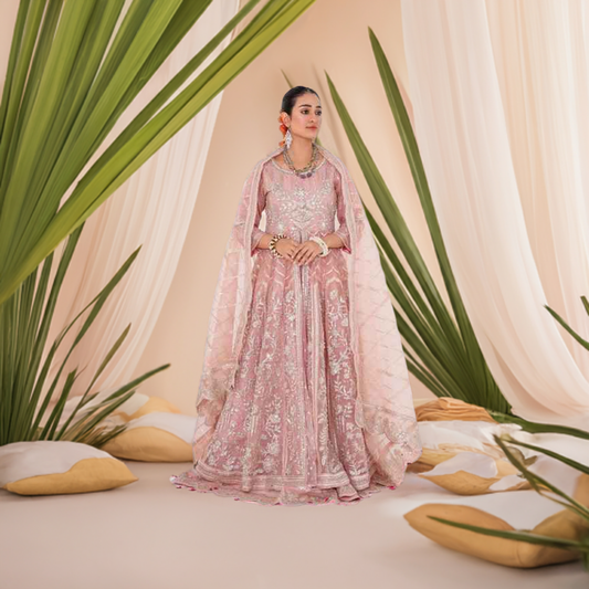 3 Piece Heavily Embroidered Wedding & Partywear Dress Collection 2025