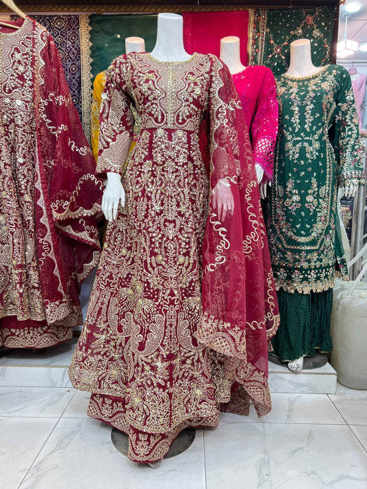 Organza Wedding Maxi | Grace & Glamour in Every Stitch