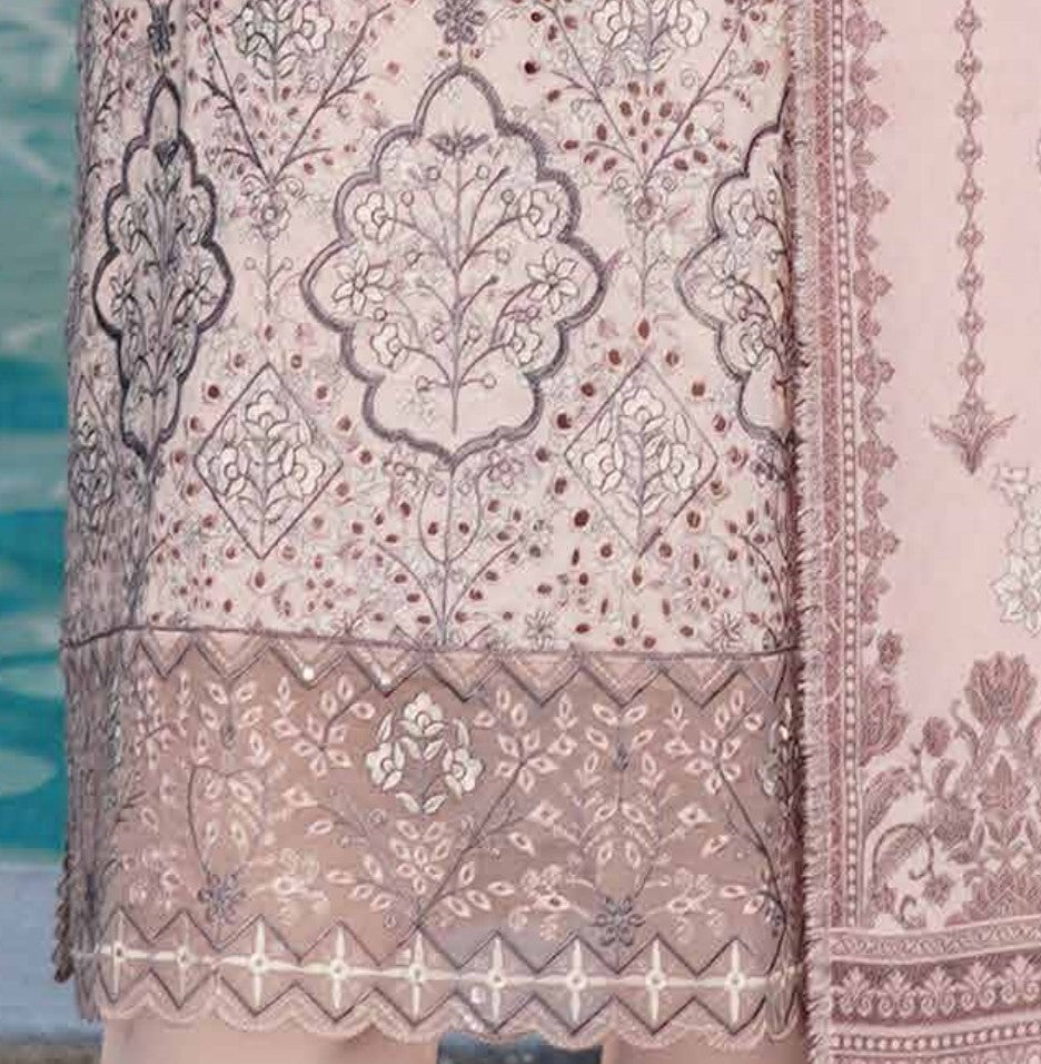 New Arrival Dhanak Collection | Elegant Patch & Boring Detailing