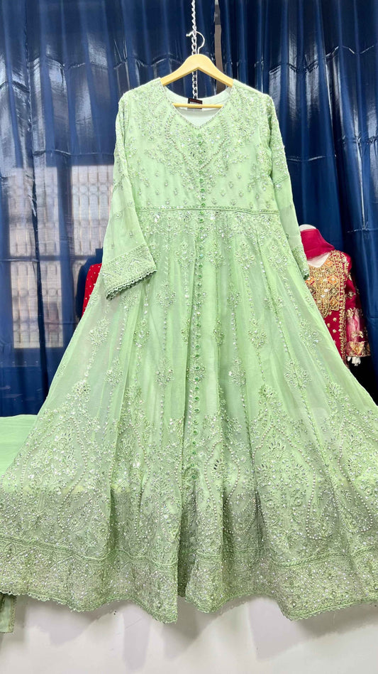 Chiffon Maxi with Chiffon Dupatta