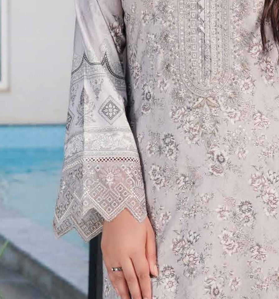 New Arrival Dhanak Collection | Elegant Patch & Boring Detailing
