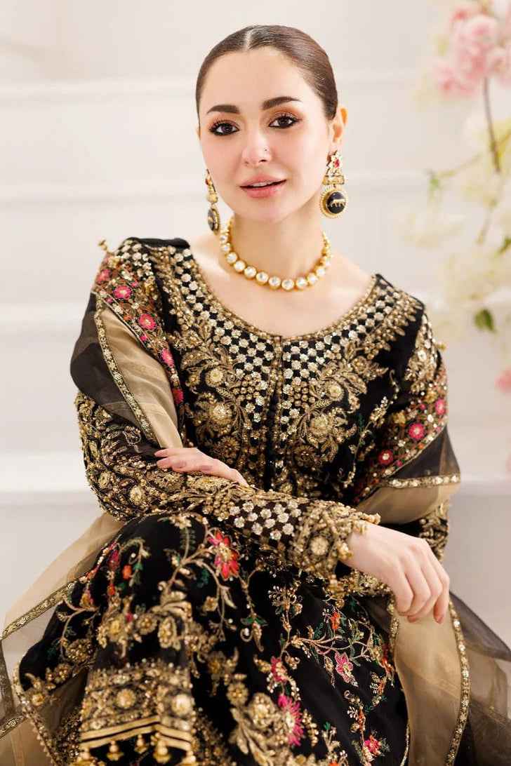 3PC Ready To Wear | Chiffon, Viscose & Organza Elegance