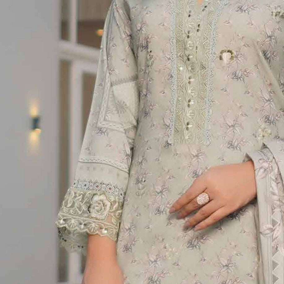 New Arrival Dhanak Collection | Elegant Patch & Boring Detailing