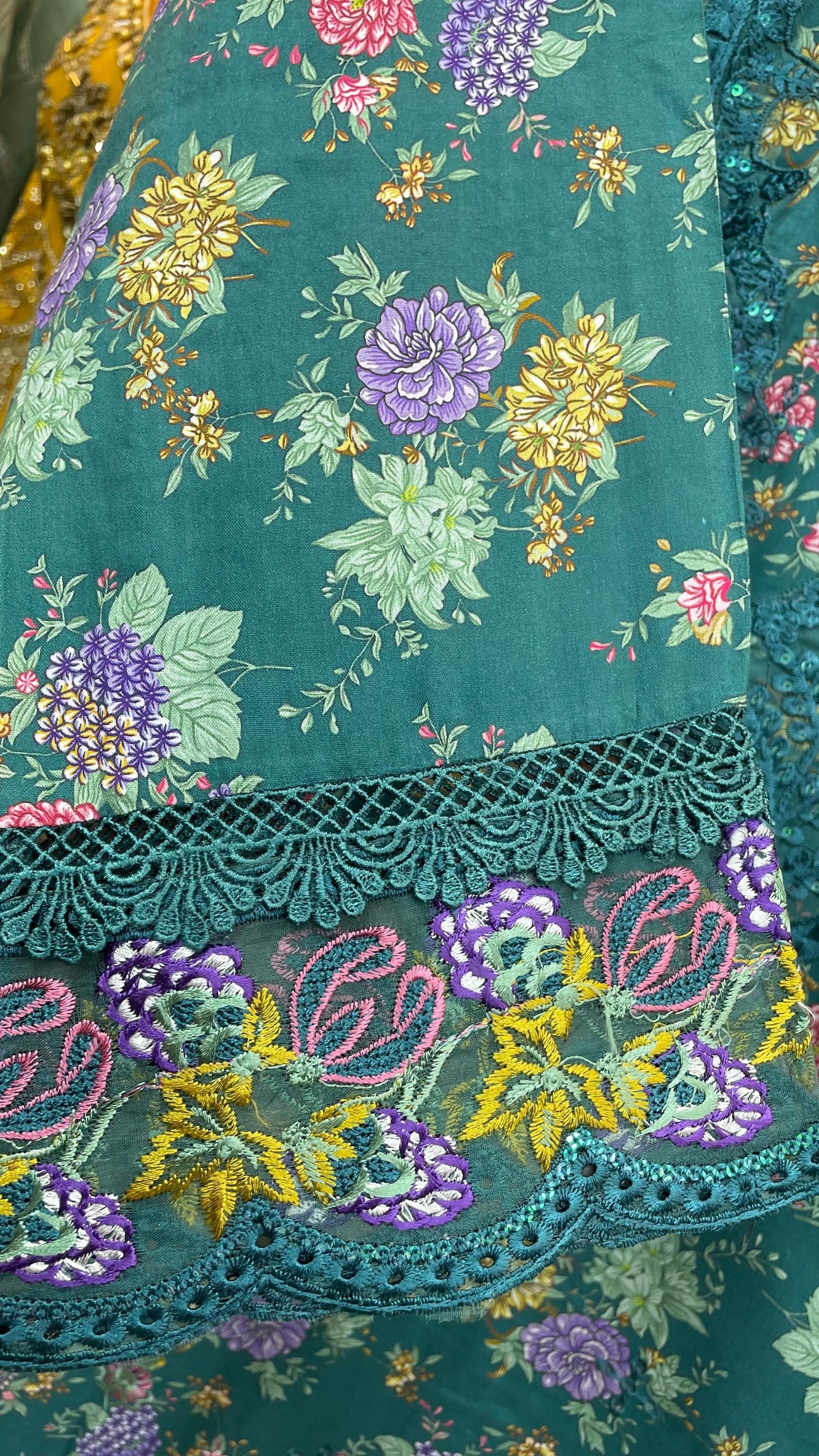 Lilen Stuff with Wool Shawl | Premium Winter Collection