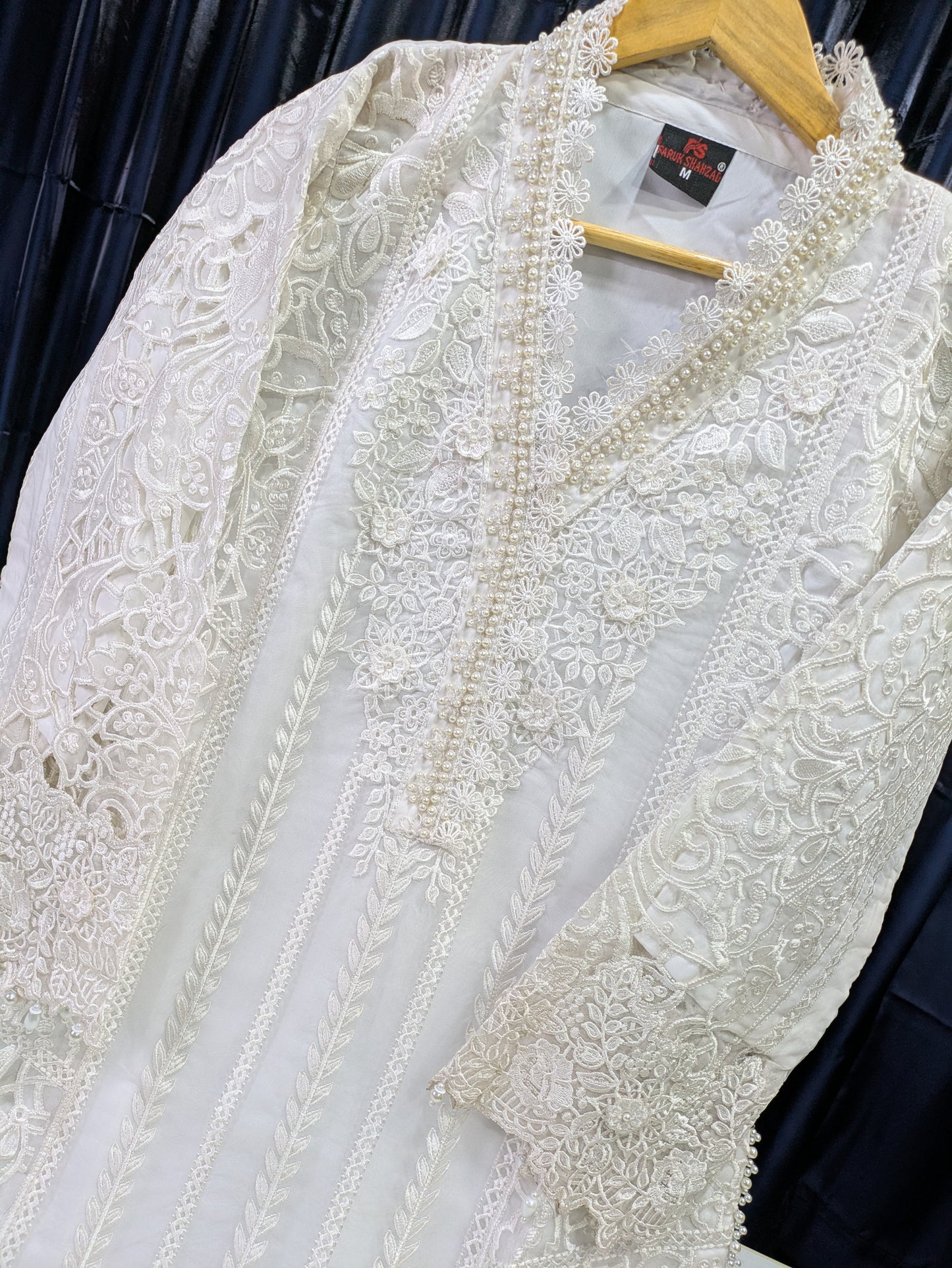 Maria B Style Luxury Organza Formal Dress – Party & Wedding Wear