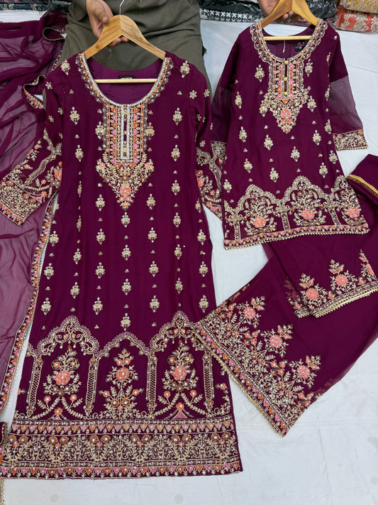 Mother Daughter Chiffon Collection