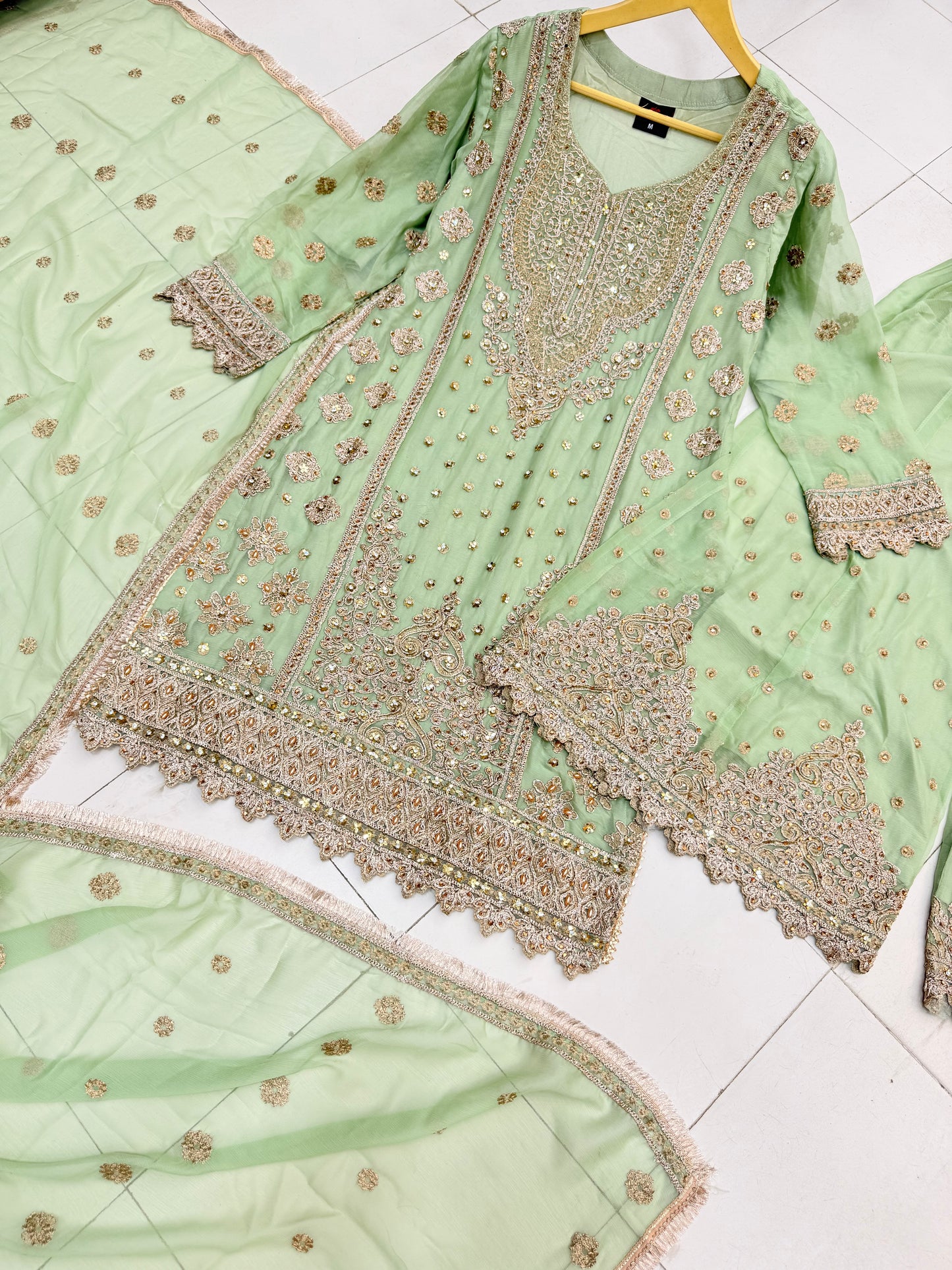 CHIFFON FABRIC Beautiful Mother & Daughter Collection 2025