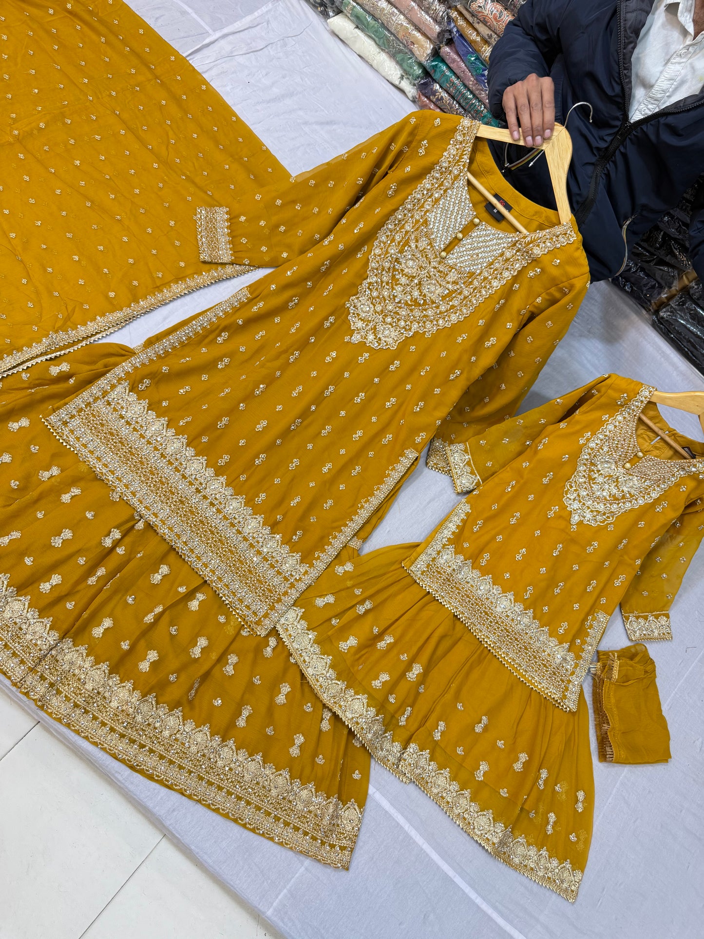 CHIFFON FABRIC Mother & Daughter Dress 2025
