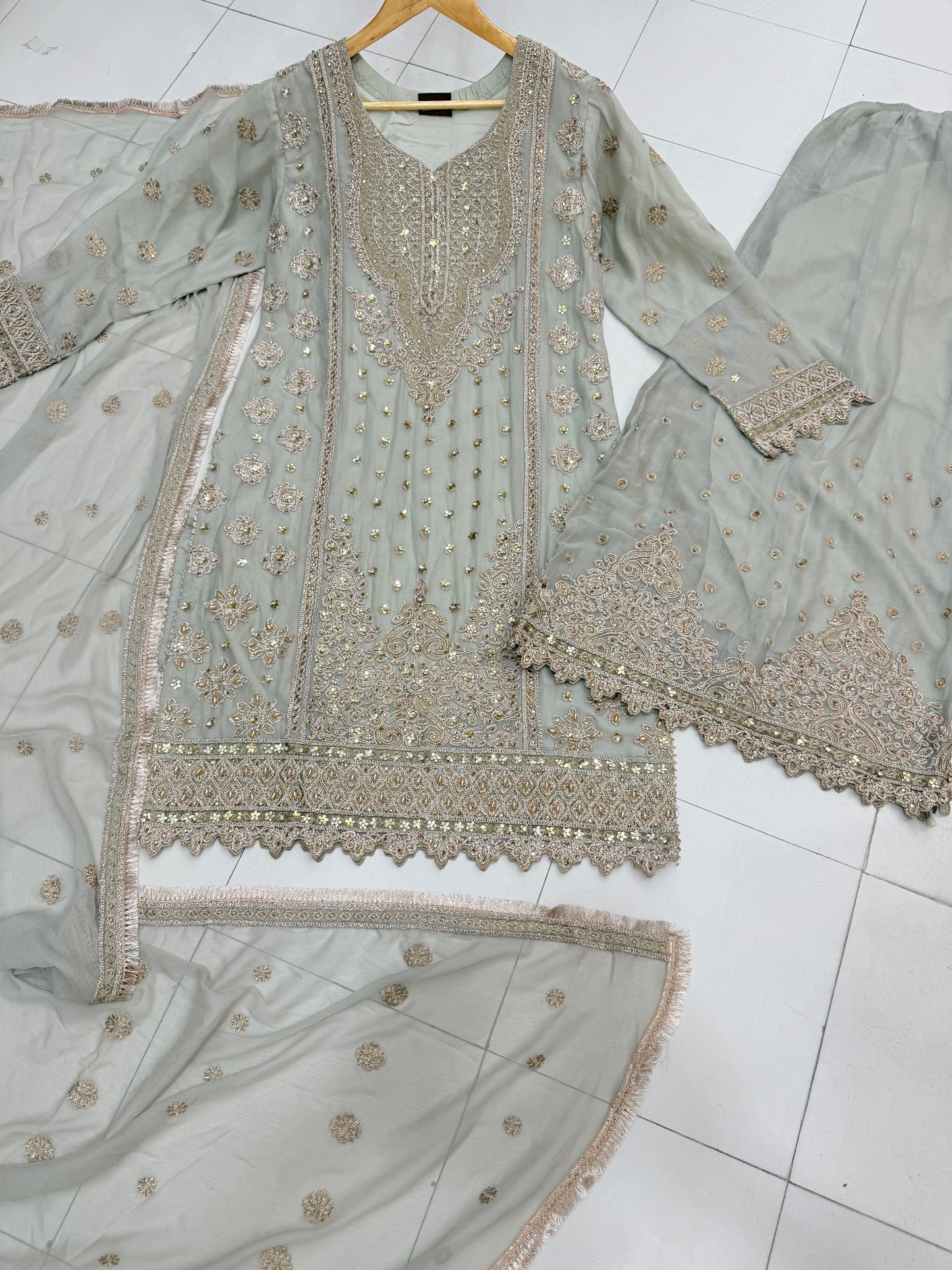 CHIFFON FABRIC Beautiful Mother & Daughter Collection 2025