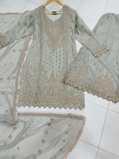 CHIFFON FABRIC Beautiful Mother & Daughter Collection 2025