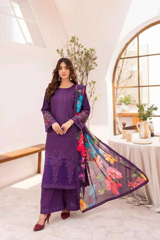 Karma Apsara Dress In Violet
