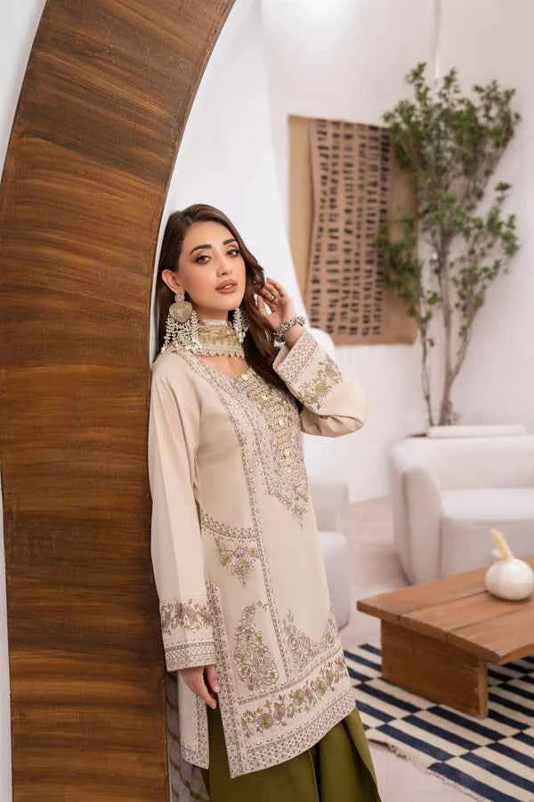 Karma Apsara Dress In Almond Silk