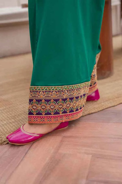 Karma Apsara Dress In Bottle Green