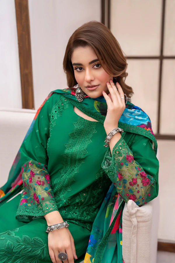 Karma Apsara Dress In Pine Green