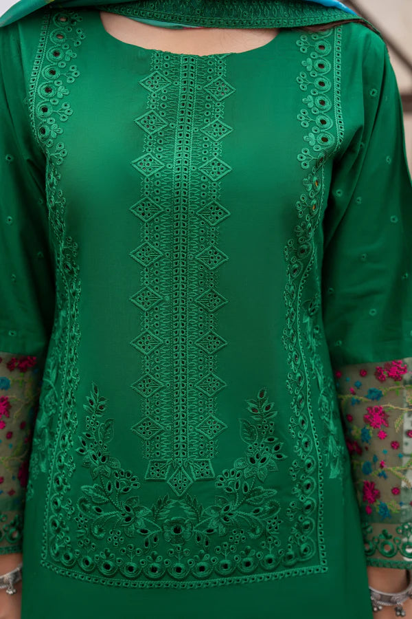Karma Apsara Dress In Pine Green