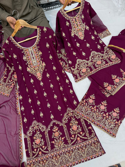 Mother Daughter Chiffon Collection