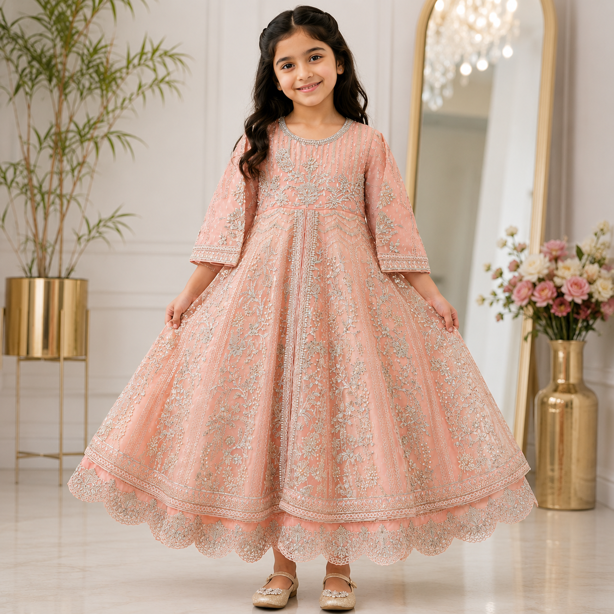 FG145 Kids Maxi Peach