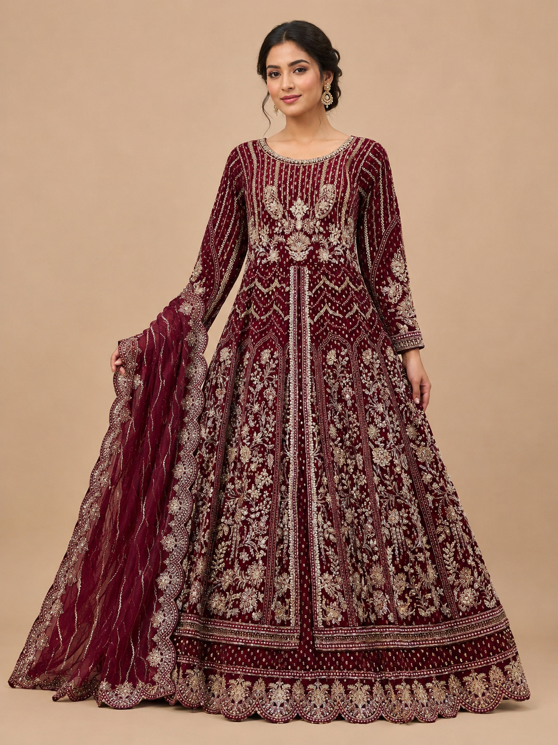 FG145 Maxi Maroon
